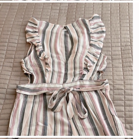 Stripe sleeveless romper - Picture 5 of 6
